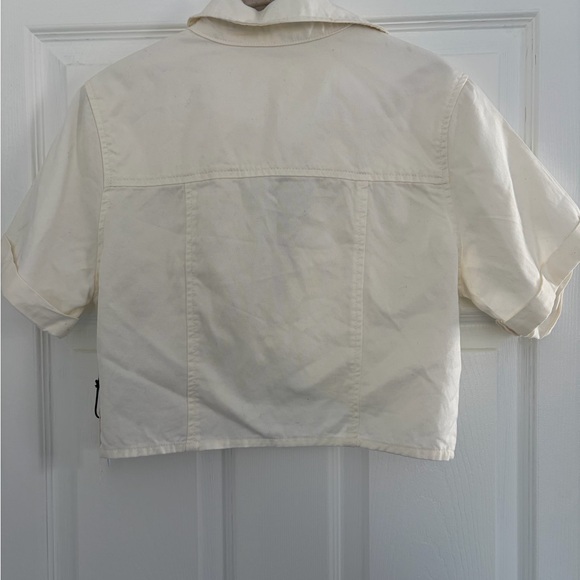 NWT Forever 21 cropped blouse - Picture 4 of 4